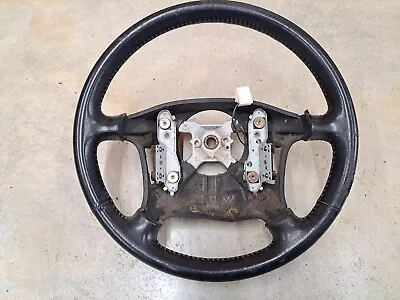 91-95 TOYOTA MR2 Turbo SW20 OEM Black Leather Steering Wheel Damaged • $79.99