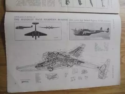 Aeroplane Spotter Vol 1 No 9 -  February 27 1941 - Handley Page Hampden • £3.05