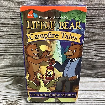 Little Bear Campfire Tales Nick Jr Vhs Tape Maurice Sendaks Nickelodeon 2002 • $30