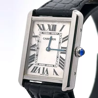 Cartier Tank Solo 2715 Quartz Movement 27 X 35 Mm Watch- Pre-Owned • $2495