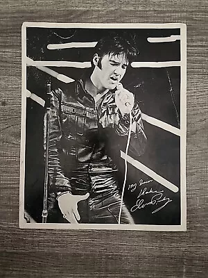 Elvis Presley Black And White 8x10 Picture RCA Records Catalog Record Insert #2 • $24.95