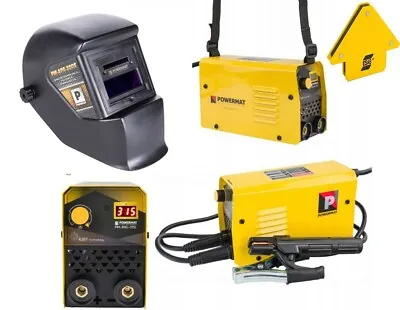 POWERMAT 315A MMA IGBT Welding Inverter Machine Welder HELMET 300AMP DC ARC • £77.88