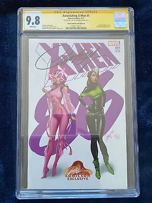 Astonishing X-Men #1 CGC SS 9.8 - J Scott Campbell Variant Cover D • $140