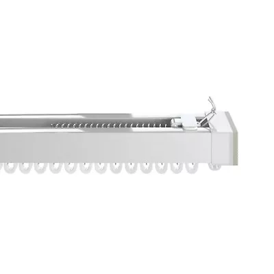 NewEdgeBlinds NoDrill Recess Extendable Metal Curtain Hanging Track / Rail White • £4.68