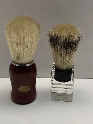 Lot Of 2 Vintage Shaving Brushes Made Rite Badger USA Germany • $21.60