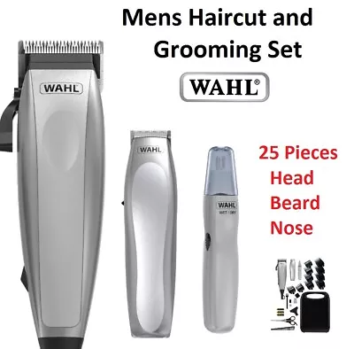 Wahl Mens Haircut Clipper Grooming Trimmer Corded Cordless Battery Shaver Nose • $104.90