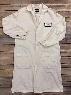 Bulwark FR Flame Resistant EXCEL FR Lab Coat White Unisex Work Uniform 11.2 ATPV • $22.98