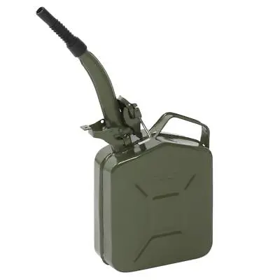 £13.29 • Buy 5L Litre Metal Steel Jerry Gerry Can Fuel Diesel Petrol Water Oil Container Tank