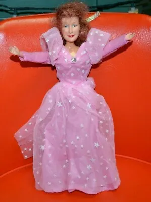 Wizard Of Oz 12  GLINDA The Good Witch Doll Figure Multi Toys 1985 Nice • $9.34