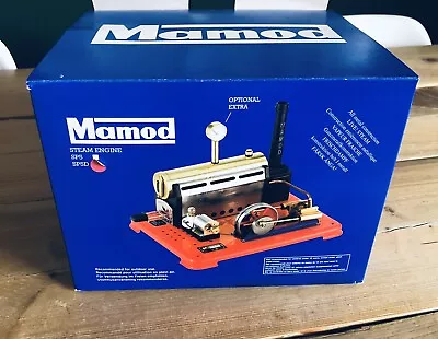 Mamod SP5D Stationary Steam Engine Boxed  With Pressure Gauge • £200