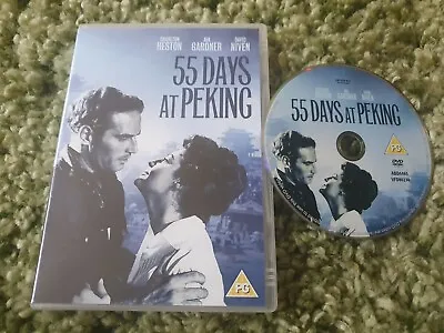 55 Days At Peking Dvd 1963 Charlton Heston Ava Gardner David Niven • £8.95