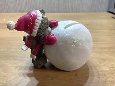 Me To You Bear Money Box Collectable Figurine Ornament Winter Snowball Christ • £14.95