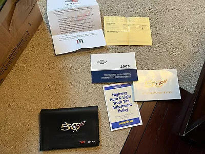 2003 Corvette C5 50th Anniversary Owners Manual Booklet Case Guide Bag Free Ship • $249.99