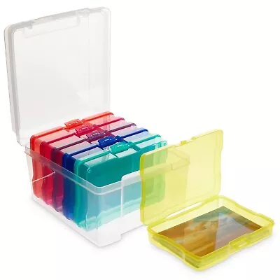 Photo Storage Box Organizer Container For 4x6 Pictures 6 Inner Cases (7 Pieces) • $23.99