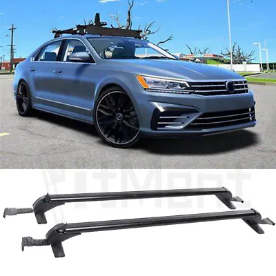 For VW Passat R-Line 43.3  Car Top Roof Rack Cross Bars Cargo Carrier With Lock • $135.66