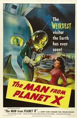 THE MAN FROM PLANET X MOVIE POSTER Rare Hot Vintage • $9.48