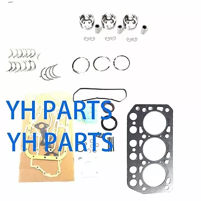 K3D Overhaul Kit For MITSUBISHI Piston Ring Engine Bearing Gasket Complete • $348.50