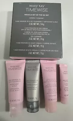 Mary Kay Timewise Miracle Set 3D The Go Set Normal To Dry New InBox EXP 7/2024 • $24.98