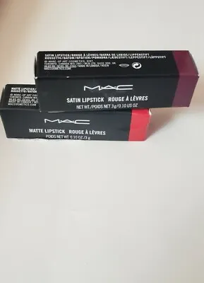 Mac Satin Lipsticks Rebel & Mangrove 0.10 Oz Gift Set • $30