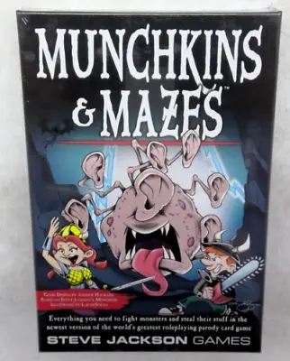 Munchkins & Mazes (2020) Steve Jackson Board Card Games (damaged Box) • £13.95