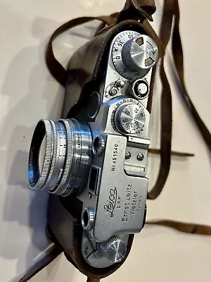 Leica D.R.P. ERNST LEITZ WETZLAR Camera Germany No. 451540 • $341