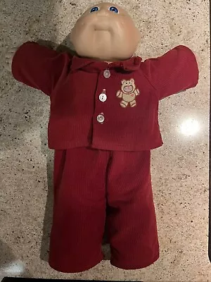 1978/1983 Vintage Cabbage Patch Doll Newborn Red Pajamas • $13.95