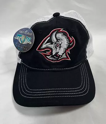 Buffalo Sabres Vintage Hat Cap Snapback Black Goathead Shirt Jersey Brand New • $19.99