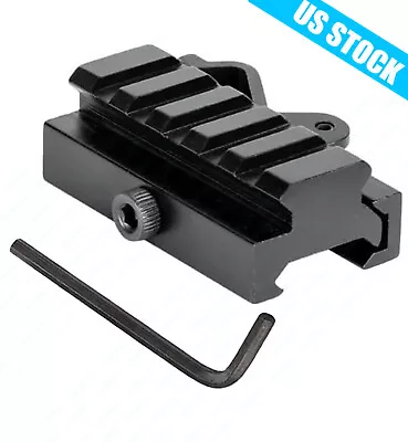 5-Slot Quick Release Detach QR QD 1/2  Mini Riser Block Mount For Picatinny Rail • $9.45