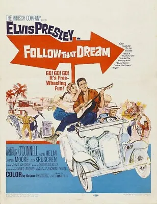 Follow That Dream 1962 Elvis Presley Movie Poster Reprint  18x12 Inches • $7.99