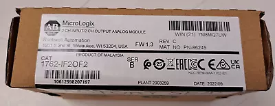 New 1762-IF2OF2 Allen Bradley Analog I/O Module 1762-IF20F2 AB US AB • $276.12