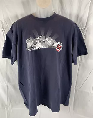 Los Angeles X Games Navy Blue T Shirt Mens Size XL Anvil BMX SKATE SNOWBOARD Top • $16