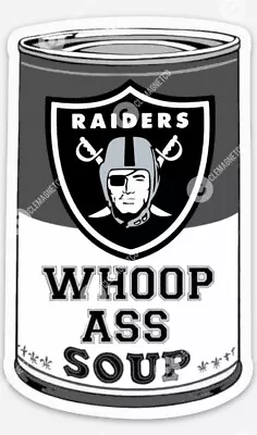 Las Vegas Raiders Soup STICKER- Football Raiders Oakland NFL • $5.49