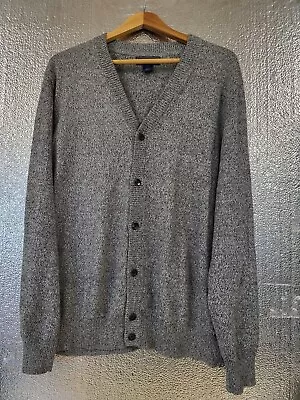 Wilkens Bros. Heritage Collection Gray XL Mens Button Down Cardigan Sweater Soft • $19.95