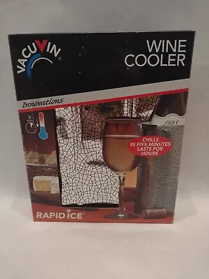 $6.99 • Buy VACUVIN - WINE COOLER - RAPID ICE - New In Opened Box.
