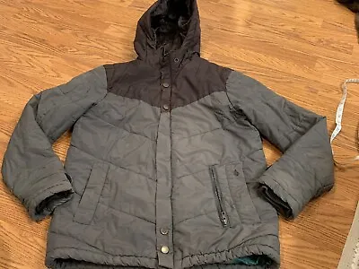 Volcom Work Wear Men’s Puffer Jacket  Size Small - Lined Mountain Design • $29.99