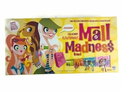 Electronic Mall Madness Board Game 2004 Milton Bradley Working Complete & Nice • $39.95