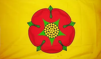 LANCASHIRE ROSE HUGE FLAG (New Style) 8 X 5 Feet Burnley Blackburn Garstang • £18