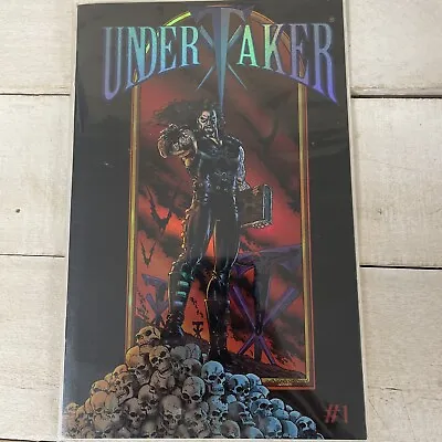 Undertaker #1 Dynamic Forces Exclusive DeathChrome Cover Variant W/ COA#438 • £35.11