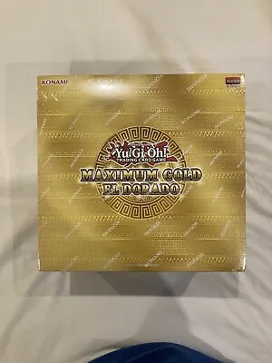 Yugioh Sealed Maximum Gold El Dorado Single Boxes | MGED • £25