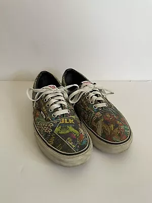 VANS Collaboration Sneakers Rare MARVEL ERA Shoes Womens Size 8 Mens Size 6.5 • $69.99