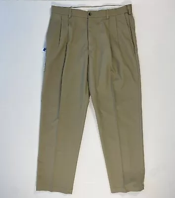 Haggar Mens Cool 18 Classic Fit Pants 38x32 NWT Performance Comfort Career • $19.99