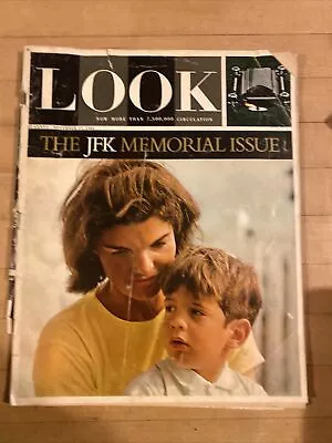 Look Magazine November 17 1964 John F Kennedy Memorial Issue • $12.06