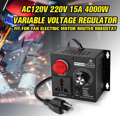 120V~220V 15A 4000W AC Motor Speed Electric Motor Variable Speed Controller USA • $32.20