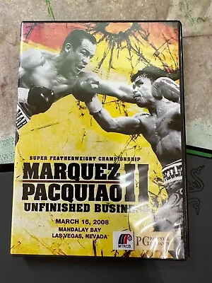 Manny Pacquiao Vs. Juan Manuel Márquez Mar 15 2008 Super Featherweight Champion • $28.98