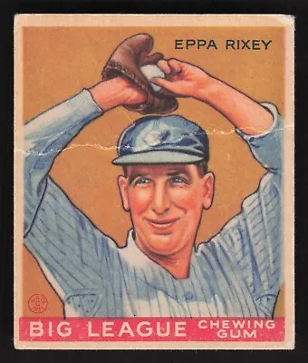 1934 World Wide Gum Eppa Rixey #32 - Cincinnati Reds - Vintage HOF PR/FR • $119