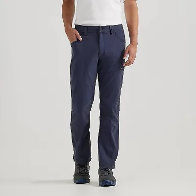 Wrangler Men's ATG Side Zip 5-Pocket Pants - Navy Blue 38x30 • $15.99