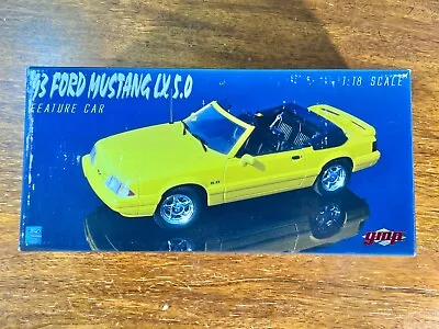 Diecast 1/18 GMP '93 Ford Mustang LX 5.0 Convertible Yellow New In Box 1/1750 • $329