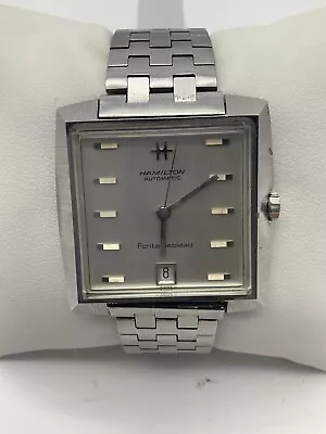 Rare Men’s Hamilton Fontainebleau Automatic 453-220 Stainless Watch • $400
