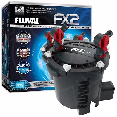 Fluval Fx2 Canister Filter External Filtration Media Aquarium Marine Fish Tank • £224.99