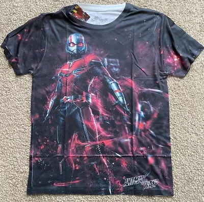 £7.99 • Buy New Official Mens Boys Marvel Ant Man And The Wasp Antman Tshirt Top Size M*